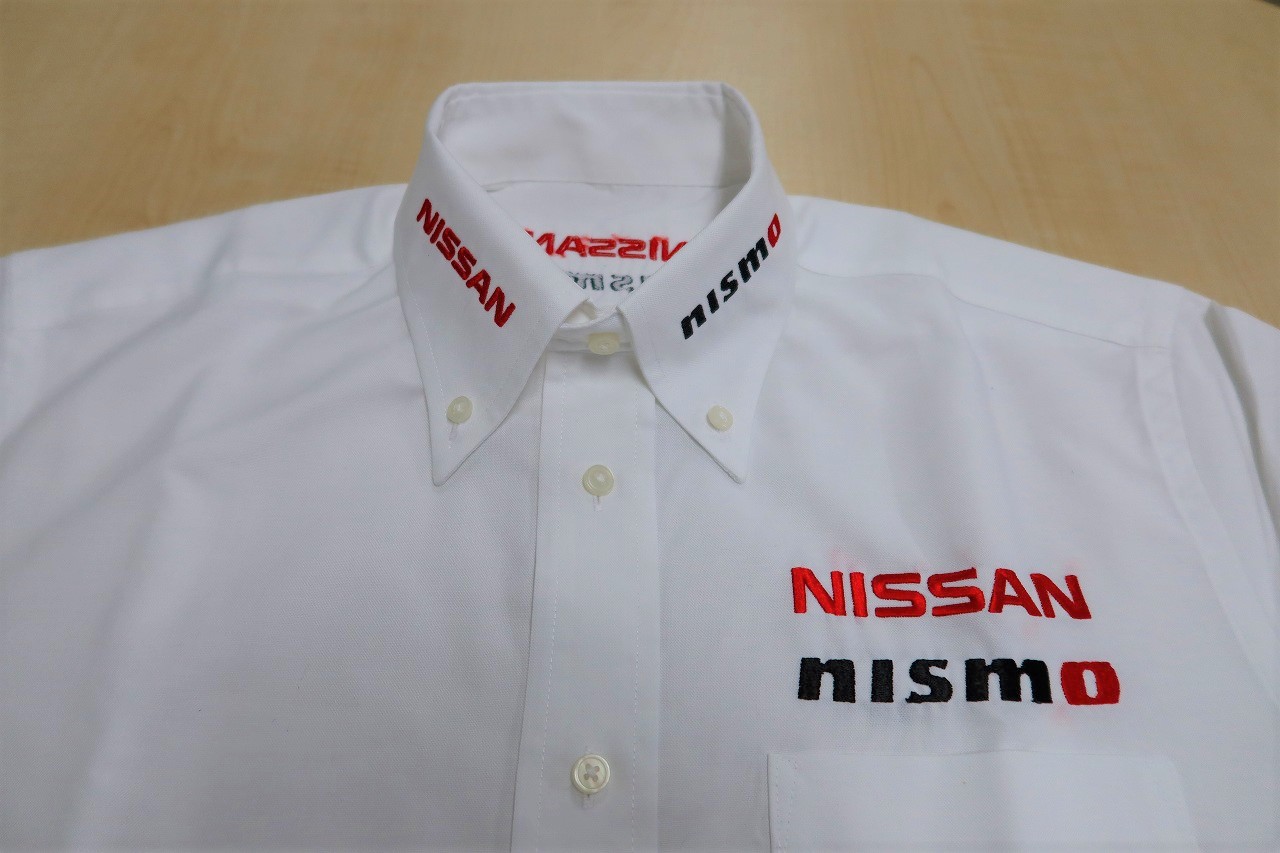 NISSAN NISMO GT-Rロゴ入りワイシャツ（半袖）  Lサイズ
