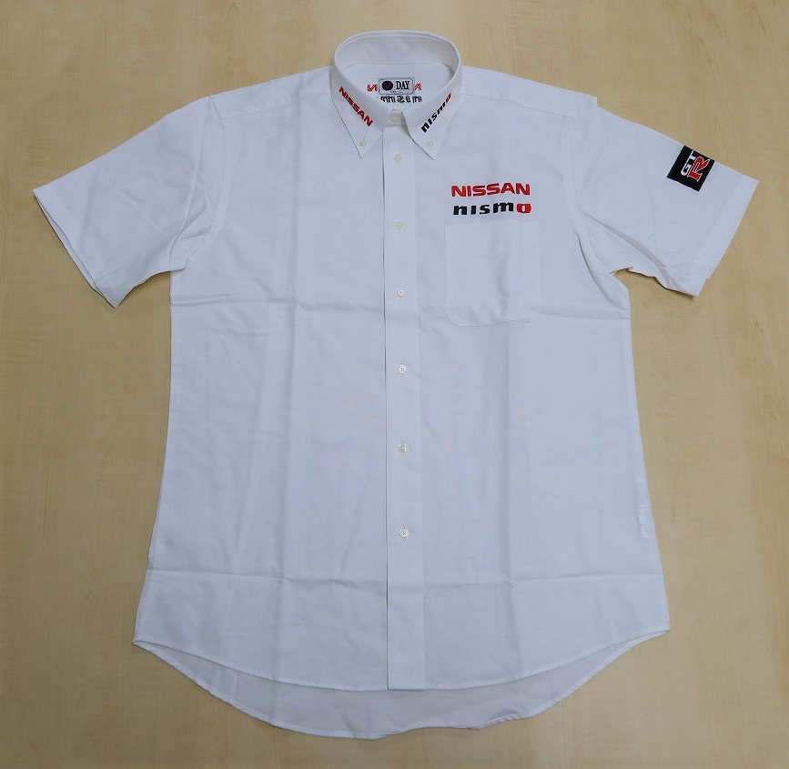 NISSAN NISMO GT-Rロゴ入りワイシャツ（半袖）  LLサイズ