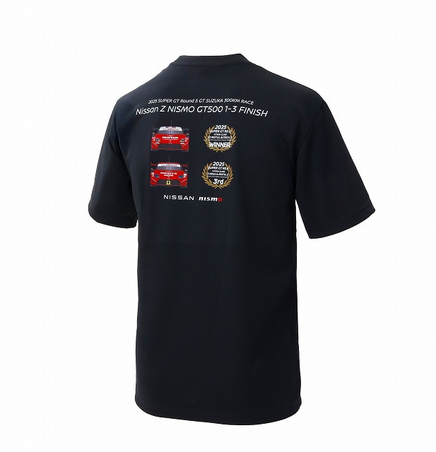 優勝記念Tシャツ(2025 Rd.5 鈴鹿　GT500 1-3FINISH) LL ポスター&ステッカープレゼント